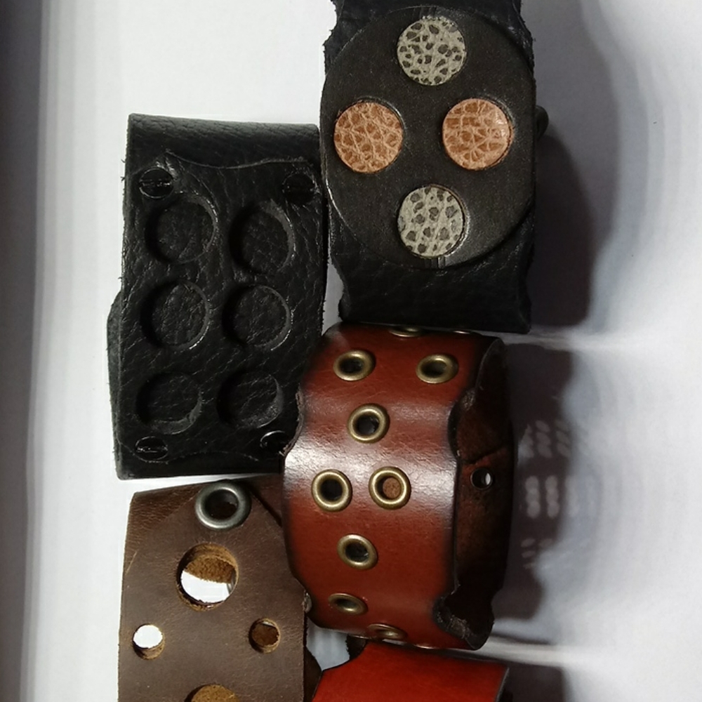 Mens Handmade Leather Bracelets